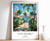 5_San Pedro Print, San Pedro Travel Poster, Belize Wall Art, Caribbean Travel Pr