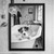 Black White Puppy Art Print Vintage Puppy Portrait Animal Wall Art Dog Poster (1