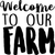 welcome to our farm (2) Poster Canvas Movie Film Print A0 A1 A2 A3 A4 A5 A6 Art