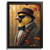 Goldfinch In A Suit Poster Art Vintage Animal Wall Art Bird Artwork Bird Print (