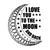 i love you to the moon and back-01 Poster Canvas Movie Film Print A0 A1 A2 A3 A4