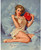 Gil Elvgren - Pinup Girl - Thinking of You Retirement Plan Poster Canvas Movie F