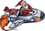 195. Santa on Plane Poster Canvas Movie Film Print A0 A1 A2 A3 A4 A5 A6 Art Wall
