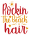 rockin the beach hair-01 Poster Canvas Movie Film Print A0 A1 A2 A3 A4 A5 A6 Art