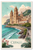 Captivating Cefalù Sicily Travel Poster - Ancient Landmarks Watercolor Art Print