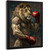 Regal Lion Boxer Quirky Animal Wall Art Print Lion Boxing Poster Art Lion Print