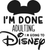 Im done adulting Mickey (2) Funny Poster Creative Canvas Print A0 A1 A2 A3 A4 A5