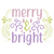 merry & bright-01 (2) Poster Canvas Movie Film Print A0 A1 A2 A3 A4 A5 A6 Art Wa