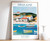 2_Uruguay Travel Poster, Uruguay Print, South America Travel Art, Tropical decor