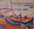 André Derain - Fishing Boats, Collioure Poster Canvas Print Art Painting Decor R
