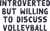 Introverted but willing to discuss-02 Funny Poster Creative Canvas Print A0 A1 A
