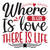 Where there is love there is life-01 Poster Canvas Movie Film Print A0 A1 A2 A3