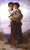 William-Adolphe-Bouguereau-Jeunes-bohemiennes Poster Canvas Movie Film Print A0