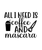 All i need is coffee and mascara-01 Fun Gift Poster Canvas Print A0 A1 A2 A3 A4