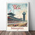 Iconic Indianapolis Skyline Travel Poster - Indy 500 Inspired Art Print Poster C