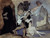 Pablo Picasso - Minotaur and dead Mare before a cave in front of a girl in a vei