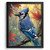 Bluejay Wall Art Colourful Blue Bird Picture Nature Decor For The Bedroom Art (2