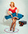 Pin-Up-Girls-ver3 Poster Canvas Movie Film Print A0 A1 A2 A3 A4 A5 A6 Art Wall D