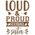 loud & proud football sister-01 Sarcastic Poster Canvas Print A0 A1 A2 A3 A4 A5