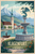 Klagenfurt Austria - Vintage Travel Poster, Lake Wörthersee and Dragon Art Print