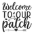 Welcome to our patch-01 (2) Poster Canvas Movie Film Print A0 A1 A2 A3 A4 A5 A6