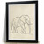 Minimalist Elephant Line Wall Art Home Decor Art Print Abstract Elephant Artwork