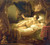 Rembrandt van Rijn - Danaë Poster Canvas Movie Film Print A0 A1 A2 A3 A4 A5 A6 A
