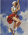 Gil Elvgren - Pinup Girl - Sitting Pretty 1953 Poster Canvas Movie Film Print A0