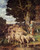 Jacque_CE_A_Shepherdess_with_her_Flock_near_a_Stream Poster Canvas Movie Film Pr