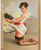 Gil Elvgren - Pinup Girl - Lets Eat Out 1967 Poster Canvas Movie Film Print A0 A