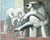 Pablo Picasso - Two nude woman on the beach 1937 Poster Canvas Movie Film Print