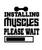 Installing Muscles Please Wait-01 (2) Poster Canvas Movie Film Print A0 A1 A2 A3