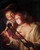 The_soldier_and_the_girl,_by_Gerard_van_Honthorst Poster Canvas Movie Film Print