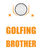 the only thing i love more golfing is being a brother3 Poster Canvas Movie Film