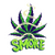 Smoke Cannabis Leaves With Clouds Poster Canvas Movie Film Print A0 A1 A2 A3 A4
