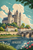 Captivating Angers France Travel Poster - Château d'Angers Watercolor Art Print