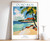 2_Ocho Rios Print, Ocho Rios Travel Poster, Jamaica Travel Poster, Caribbean Pri