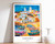 3_Albufeira Poster, Portugal Poster, Beach Poster, Travel Poster, Wall Art, Euro