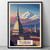Captivating Turin Italy Travel Poster - Baroque Architecture & Alpine Vista Art