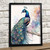 Peacock Wall Art Print 30x40cm Framed Artwork Animal Home Decor Peacock Art (3)
