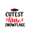 Cutest little snowflake-01 Poster Canvas Movie Film Print A0 A1 A2 A3 A4 A5 A6 A