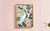 Tropical Floral Parrot Botanical Oranges Print - Unframed A6 A5 A4 A3 A2 A1 Art