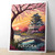 Fukuoka Japan Exquisite Travel Poster - Modern Art of Iconic Landmarks Poster Ca