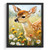 Cute Baby Deer Picture Deer In The Floral Meadow Wall Art Nursery Artwork Print