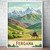 Fergana Valley Uzbekistan Travel Poster - Silk Road Adventure Art Print Poster C