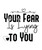 Your Fear is Lying to You-01 (3) Poster Canvas Movie Film Print A0 A1 A2 A3 A4 A