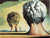 Salvador Dali - The three Sphinxes of Bikini 1947 Poster Canvas Movie Film Print
