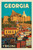 Georgia Retro Classic Travel Poster (99) Poster Canvas Travel Holiday Trip Print