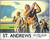 Scotland Railway vintage poster (40) St Andrews 2 Poster Canvas Movie Film Print