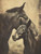 MamaBabyHorse-3-3by4 Poster Canvas Funny Annimals Pritnt A0 A1 A2 A3 A4 A5 A6